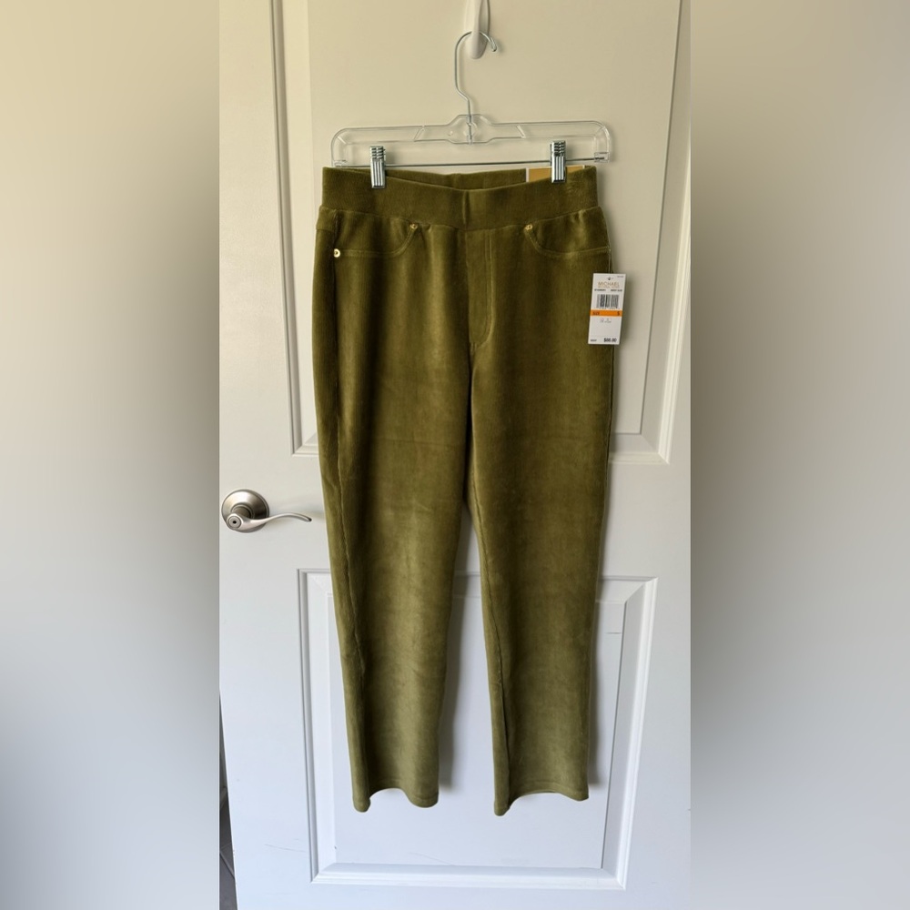 NWT Michael Kors Olive Green Corduroy Pants